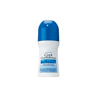 Avon Cool Confidence Baby Powder Bonus-Size Roll-On Anti-Perspirant Deodorant