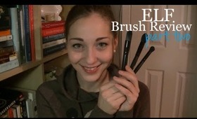 ELF Brush Review {part two} | Pointed foundation, Small tapered & Flawless Concealer Brush