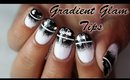 Gradient Glam French tips Nailart TUTORIAL