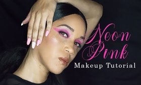 Neon Pink Eyeshadow Tutorial | MakeiBeauty