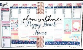 Plan with Me / EC Vertical Neutral / Preppy Beach House | Grace Go