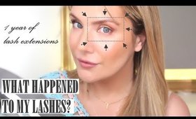 I HAD EYELASH EXTENSIONS FOR 1 YEAR... DID THEY DAMAGE MY LASHES? (subtítulos en español)