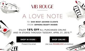 SEPHORA VIB SALE MUST HAVES 2016