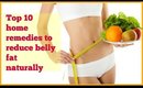 Top 10 home remedies to reduce belly fat naturally- super foods to eat- no exercise