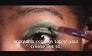 Charming Green Eyeshadow Tutorial♥