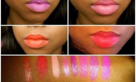 Pink Lipsticks and Orange Lipsticks for Black Women