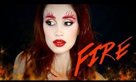 Fire Makeup Tutorial - ELEMENTS COLLAB!!