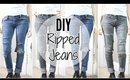 DIY | Ripped/ Distressed Jeans