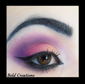 A look created using soft tropical colors