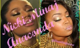 Nicki Minaj "Anaconda" Makeup Tutorial (((FULL FACE TUTORIAL )))