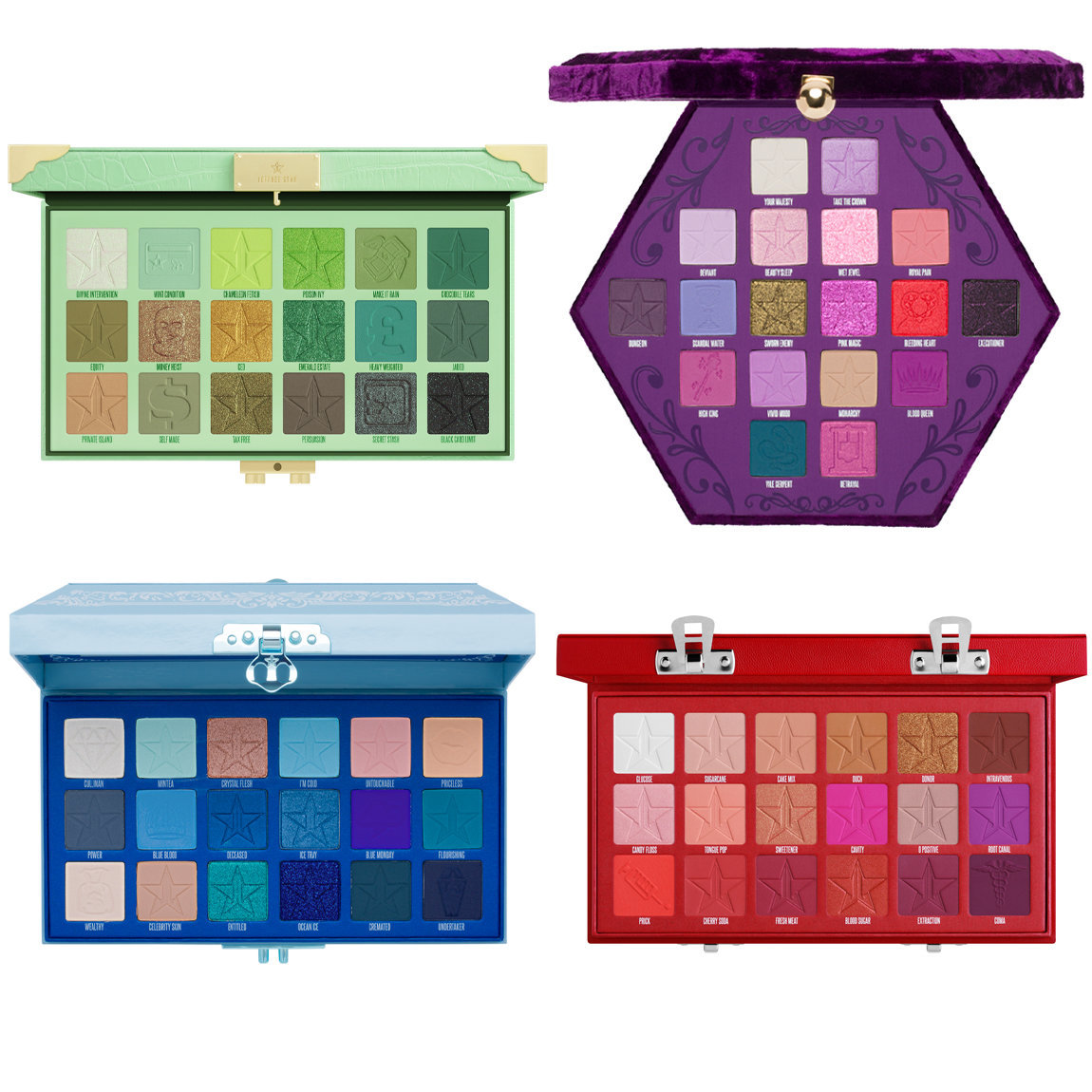 Jeffree Star Cosmetics Blood Palette Bundle alternative view 1 - product swatch.