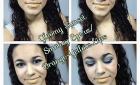 Gloomy Sunset Eyes & Lips Tutorial!