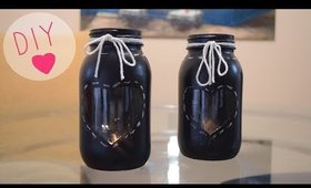 DIY: Heart Candle Light Jar