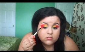 Rainbow Eyes Tutorial!!  (bh cosmetics 120 palette 1st edition)