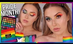 RAINBOW CUT CREASE TUTORIAL 🌈 ft Chi Chi Pride Palette 🏳️‍🌈