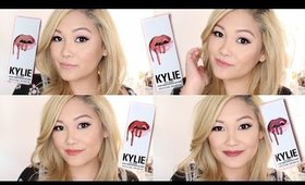 Kylie Cosmetics NEW Velvet Lip Kit Swatches & Review