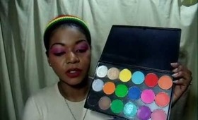 CATWALK COSMETICS 18COLOR PALETTE REVIEW AND SWATCHES