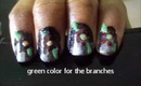 summer theme - flower nail art