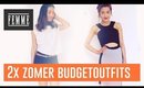 2x zomer budget outfits- FEMME