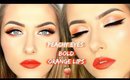 Peachy Eye Makeup & Bold Orange Lips - Spring/Summer Tutorial 🍑 | shivonmakeupbiz