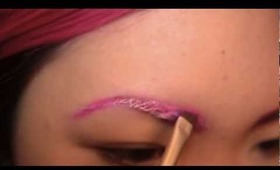How to: Neon brows (without the bleaching and dying)