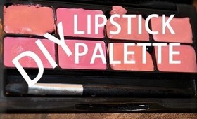 ✿ DIY LIPSTICK PALETTE! How to Custom Lipstick Color ✿