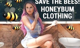 SAVE THE BEES! HONEYBUM TRY ON HAUL!