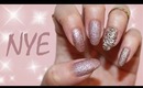 Last Minute New Year's Eve Nails | Blingy Accent Nail