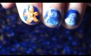 Ocean & Starfish Nail Art Tutorial