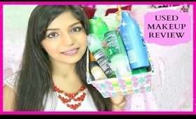 Makeup Beauty Products I Used Up Empties, Review,Indian Makeup Beauty Products