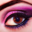 Purple eyeshadow