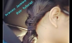 Princess Jasmine Inspired Hair Tutorial