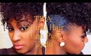 HIGHLY REQUESTED: TWA Natural Hair High Puff | SHLINDA1