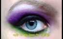 Makeup Tutorial: Green and Purple Cat Eye