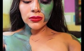 Half Monster & Half Human Comic Book Inspired Halloween Look || Marya Zamora