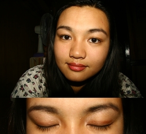 An everyday look focusing on neat eyebrows, adding depth to the crease area, and a hint of pink gloss. 

Products used (that are not found below):
- Etude House "Draw me eyebrows" in 02
- Etude House Milk Screw in 03