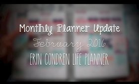 Monthly Planner Update: February | Erin Condren Life Planner