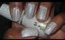 Glitter Crackling Nails