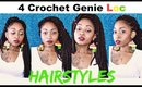 4 EASY Crochet Method  Faux Loc Hairstyles (Step by Step HD Video)