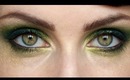 Intense Inglot Greens & Glitter Makeup Tutorial.