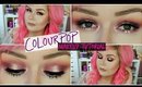 Colourpop Makeup Tutorial | Raspberry Glittery Halo Eye