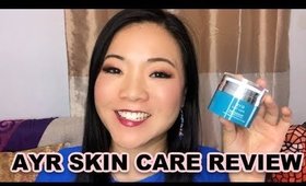 Ayr Skin Care Pure Moisture Nourishing Face Cream Review!