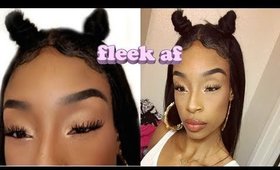 Space Buns & Eye Brows! (GRWM)