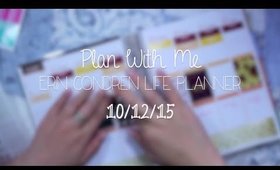 Plan With Me 10/12/15 | Erin Condren Life Planner