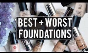 5 BEST & 5 WORST: FOUNDATIONS | For ALL Skin Types | Jamie Paige