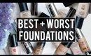 5 BEST & 5 WORST: FOUNDATIONS | For ALL Skin Types | Jamie Paige