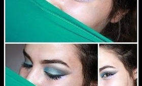 "Night Out" Blue/Green Smokey Eye Makeup Tutorial