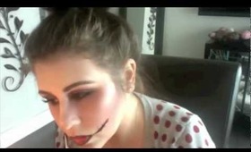 Easy Sexy Zombie Makeup for Halloween