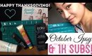 October Ipsy Glambag Unboxing + 1K SUBS! | Camille Co