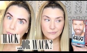 DOES TINTING EYEBROWS AT HOME USING JUST FOR MEN REALLY WORK?